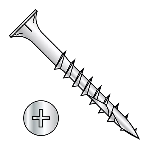 Flat Double Type 17 Point Deep Thread Wood Screws