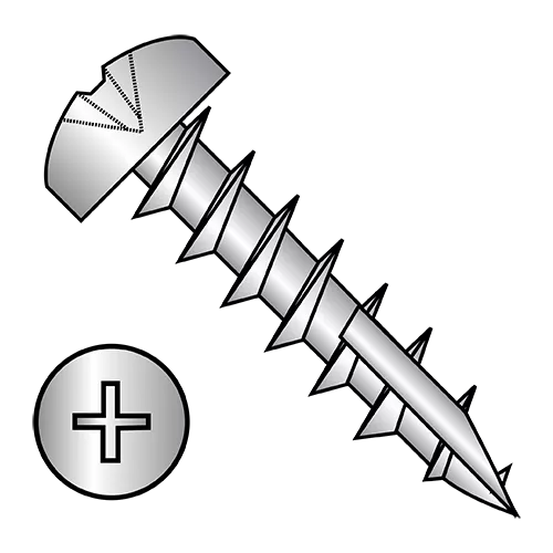 Pan with 17 Point Deep Thread Cabinet Wood Screws