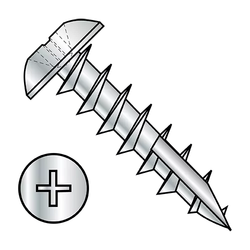 Phillips - Truss - Deep Thread Wood Screws - Type 17 Pt. - Zinc