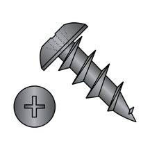 #8 Truss - Phillips - #6 Head - Deep Thread Wood Screws - Coarse Thread - Black Oxide