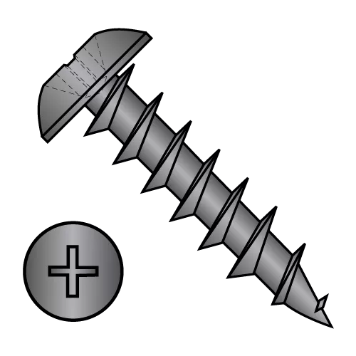Truss - Phillips - Deep Thread Wood Screws - Black Oxide