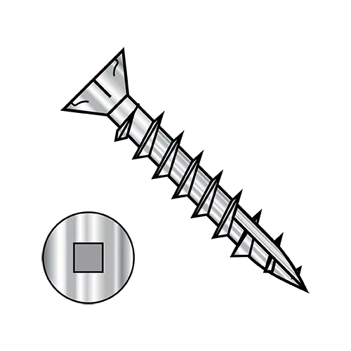 Square Drive Flat Head 18 8 Stainless Deck Wood Screws