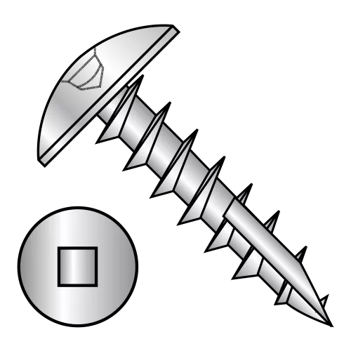 Truss Head Deep Thread Cabinet Screws Type 17 Point