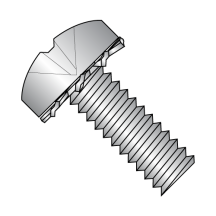 6-32X1/4 Pan - Phillips - External - SEMS - Machine Screws - 410 Stainless
