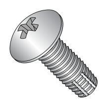 6-32X3/8 Truss - Phillips - Type F - Thread Cutting Screws - 18-8 Stainless