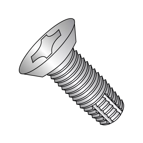 Flat - Undercut - Phillips - Type F - Thread Cutting Screws - 410 Stainless