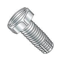 1/4-20X3/4 Hex - Slotted - Type F - Thread Cutting Screws - Zinc