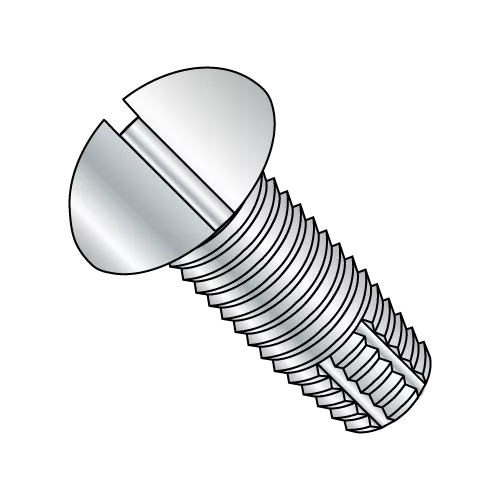 Round - Slotted - Type F - Thread Cutting Screws - Zinc