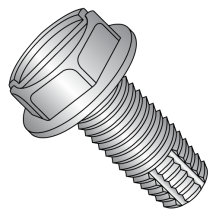 Hex Washer - Slotted - Type F - Thread Cutting Screws - 410 Stainless