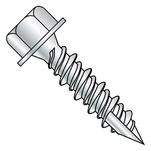 High Hex Washer - Unslotted - High Low - Type 17 - Self Tapping Screws - 1,000 Hour Salt Spray Rated