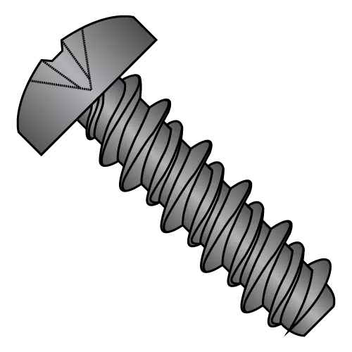 Pan - Phillips - High-Low - Self Tapping Screws - 18-8 Stainless - Black Oxide