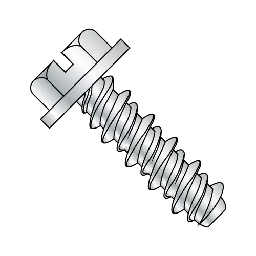 10-16X3/8 Hex Washer - Slotted - High-Low - Self Tapping Screws