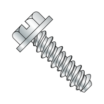 8-18X1 1/4#6HD Hex Washer - Slotted - High-Low - Self Tapping Screws
