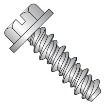 Hex Washer - Slotted - High-Low - Self Tapping Screws - 18-8 Stainless