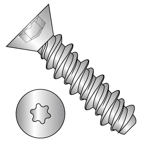 Six Lobe 82 Flat High Low Self Tapping Screws