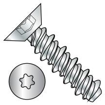 Flat - Six-Lobe - Undercut - High-Low - Self Tapping Screws - Zinc