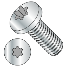 ISO 14583 - Pan - Six-Lobe - Machine Screw - Zinc