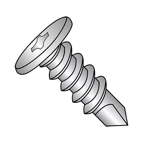 Phillips - Pancake - Self Drilling Screws - 410 Stainless