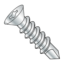 Flat Phillips - #6 Head - Self Drilling Screws - Zinc