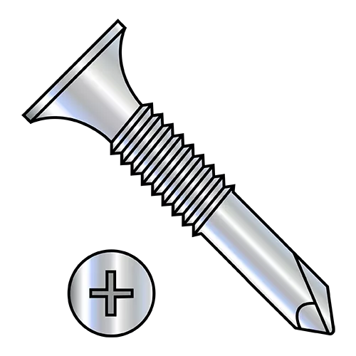 Phillips - Bugle - Pilot Point - Self Drilling Screws - Zinc