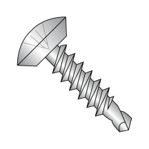 10-16X1/2 Oval - Undercut - Phillips - Self Drilling Screws - 18-8 Stainless