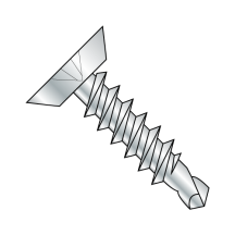 10-16X3/4 Flat - Phillips - Undercut - Self Drilling Screws - Zinc