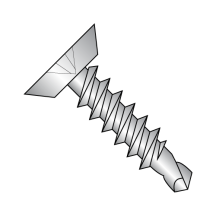 1/4-14X1 Flat - Undercut - Phillips - Self Drilling Screws - 410 Stainless