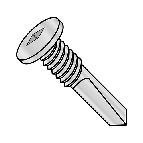 Square - Pancake - Self Drilling Screws - Full Thread - 1,000 Hour Salt Spray Rated - #5 Point