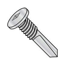 12-24X2 Square - Pancake - Self Drilling Screws - Full Thread - 1,000 Hour Salt Spray Rated - #5 Point