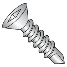 10-16X2 1/2 Square Drive - Flat Head - Self Drilling Screws - 18-8 Stainless