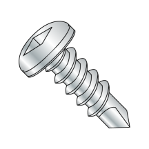 10-16X3 Pan - Square Recess - Self Drilling Screws - Zinc
