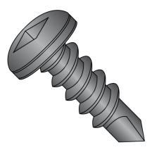 10-16X1 1/2 Square - Pan - Self Drilling Screws - Black Oxide