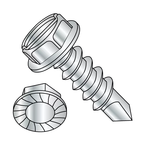Hex Washer Serrated Self Drilling Screws