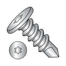 10-16X1 1/2 Six Lobe - Pancake - Self Drilling Screws - 410 Stainless