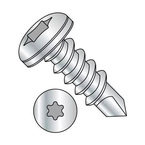 Six Lobe Pan Head Self Drilling Screws
