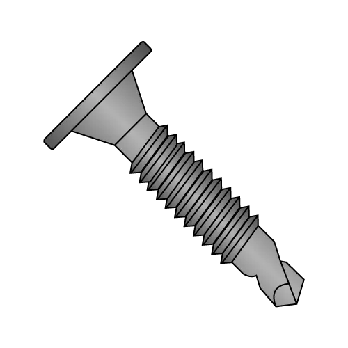 Wafer - Phillips - Self Drilling Screws - Black Zinc