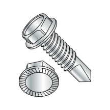 12-24X5/8 Serrated Hex Washer - Unslotted - Zinc