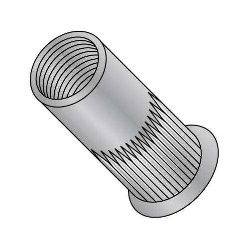 Small Head Ribbed Rivets Nuts Blind Threaded Inserts
