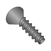 6-19X1 Flat Phillips - Generic Alternatives to Plastite® 48-2 Thread Rolling Screws* - Black Oxide