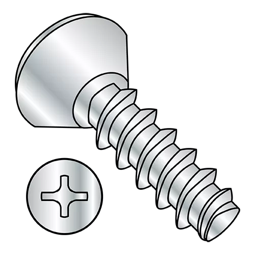 Phillips - Oval Undercut - Alternative to Plastite* 48-2 - Thread Rolling Screws - Zinc
