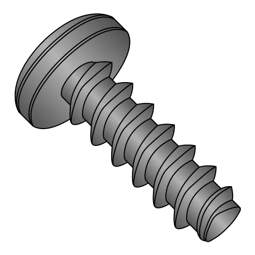Pan - Phillips - Generic Alternatives to Plastite® - 48-2 Thread Rolling Screws* - Black Oxide over 18-8