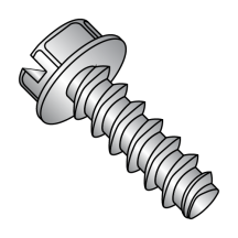 10-14X3/4 Hex Washer - Slotted - Generic Alternatives to Plastite® - 48-2 Thread Rolling Screws* - 18-8 Stainless