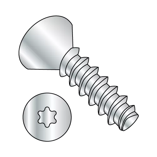 Flat Six-Lobe - Generic Alternatives to Plastite® 48-2 Thread Rolling Screws* - Zinc