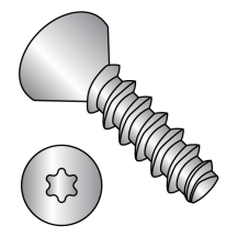 2-28X1/2 Flat Six-Lobe - Generic Alternatives to Plastite® 48-2 Thread Rolling Screws* 18-8 Stainless