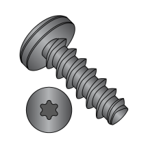 2-28X3/4 Pan Six-Lobe - Generic Alternatives to Plastite® - 48-2 Thread Rolling Screws* - Black Oxide