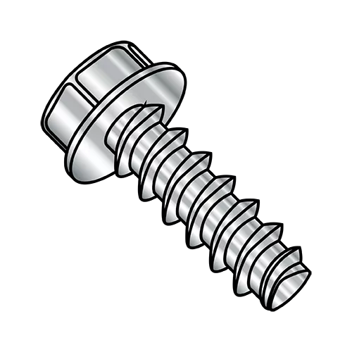Hex Washer - Unslotted - Generic Alternatives to Plastite® - 48-2 Thread Rolling Screws* - 410 Stainless