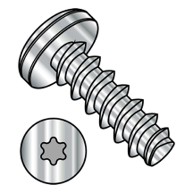 Pan - Six Lobe - Generic Alternatives to Plastite® / Plas-Fix® 45 Thread Rolling Screws* - A2 Stainless