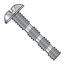 M4-0.7X45 Combination (Phil/Slot) - Truss - Breakaway Machine Screws - Zinc