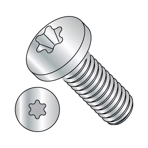 Pan - Six Lobe - Machine Screws - Zinc