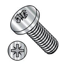 M5-0.8X10 DIN 7985A - Pan - Pozi - Machine Screws - 18-8 Stainless